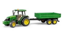 Bruder 2108 Tractor John-Deere 5115M Met Aanhanger -Overdekte Speelgoeds Winkel bruder 02108 tractor john deere 5115m met trailer scaled 1