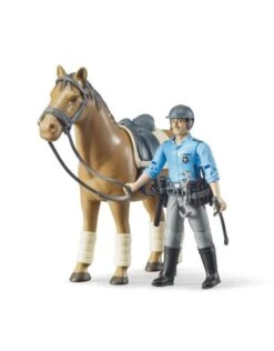 Bruder 2352 Paard Bruin Schaal 1:16 -Overdekte Speelgoeds Winkel bruder bruder 62507 politie speelfiguur met paard 1
