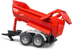 Bruder 02225 Tandemas Aanhangwagen Halfpipe Trailer Krampe -Overdekte Speelgoeds Winkel bruder tandemas halfpipe trailer krampe 1 1