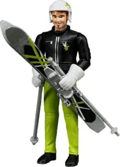 Bruder 60040 Man Op Skies Skiër -Overdekte Speelgoeds Winkel bruder 60040 skier incl accessoires man met skies 1 1