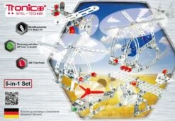 Tronico Silver Line 5 In 1 Set Consructieset – 2 Assorti 12 Tronico Silver Line 5 In 1 Set Consructieset – 2 Assorti -Overdekte Speelgoeds Winkel constructiedoos vliegtuigen tronico silver line 10270 1 1