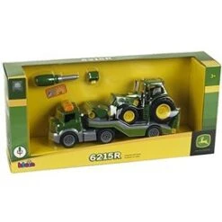 Dieplader + Tractor John Deere Met Voorlader – Constructiespeelgoed – Theo Klein 3908 -Overdekte Speelgoeds Winkel dieplader met tractor john deere theo klein 3908 2