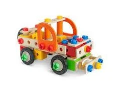 Eichhorn 4in1 Constructor 170-dlg Houten Constructie-speelgoed -Overdekte Speelgoeds Winkel eichhorn 4 in 1 constructor ladderwagen takelwagen 170dlg 3