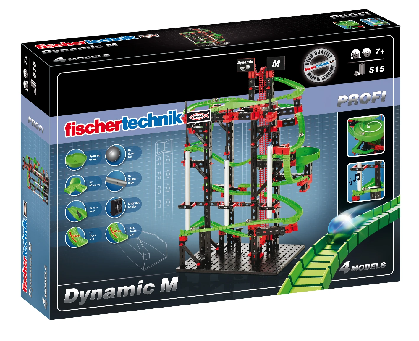 Fischertechnik Dynamic M Knikkerbaan 4 Fischertechnik Dynamic M Knikkerbaan - Afbeelding 2