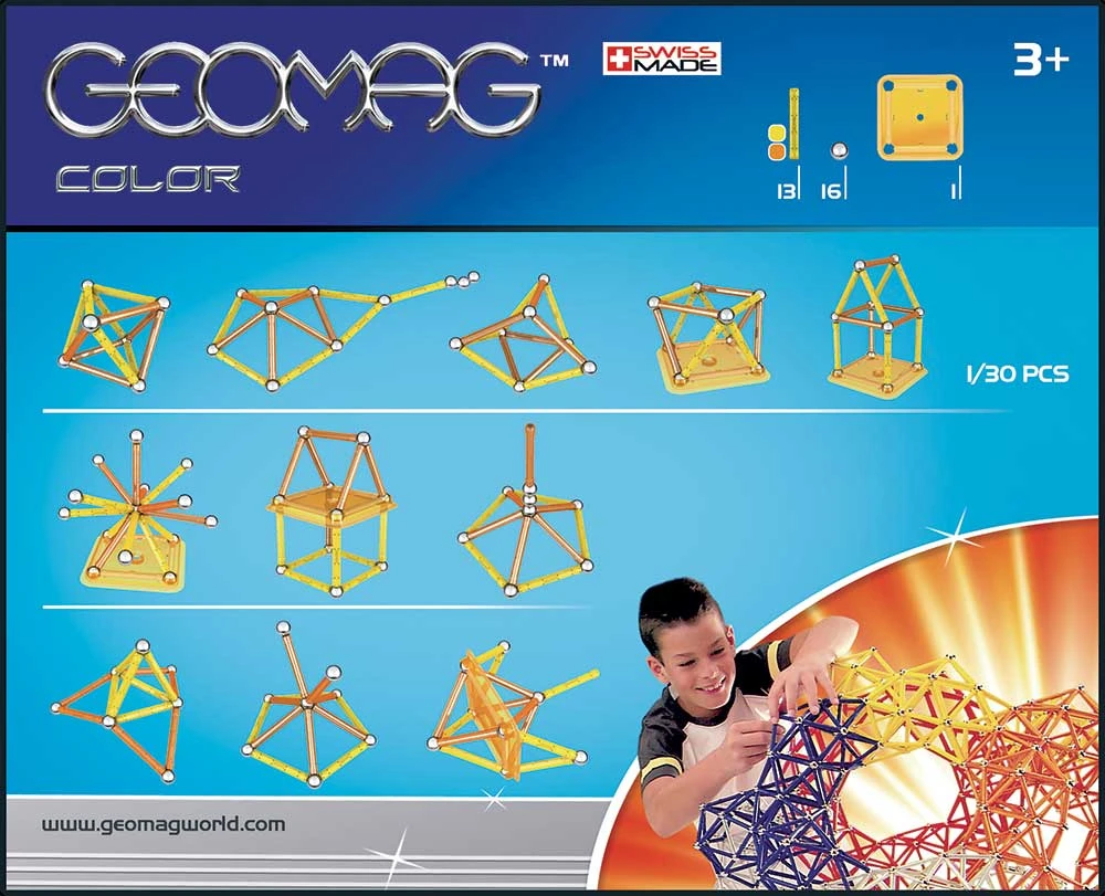 Geomag Color – 30 Delig 5 Geomag Color – 30 Delig - Afbeelding 3