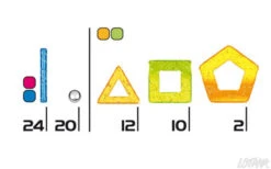 Geomag Panels Glitter – 68 Delig -Overdekte Speelgoeds Winkel geomag glitter panels set 68 pcs 5