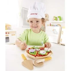 Homemade Pizza -Overdekte Speelgoeds Winkel homemade pizza hape 3129 1 1
