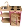 Houten Speelkeuken V.Dijktoys Rose -Overdekte Speelgoeds Winkel houten keukentje van dijjktoys rose