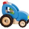 Houten Tractor -Overdekte Speelgoeds Winkel houten tractor goki 55928