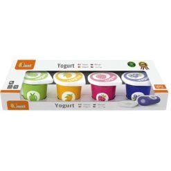 Houten Yoghurtbekers Vigatoys 4 Delig 9 Houten Yoghurtbekers Vigatoys 4 Delig -Overdekte Speelgoeds Winkel houten yoghurtbekers vigatoys 1 1
