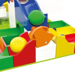 Hubelino Knikkerbaan Uitbreidingset Wissel 43-delig -Overdekte Speelgoeds Winkel hubelino 420497 uitbreiding wissel knikkerbaan 4