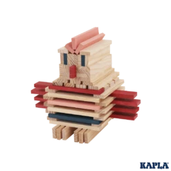 Kapla BA120BRR 120 Ton Blauw Rood En Rose -Overdekte Speelgoeds Winkel kapla 120 blauwe rood roze 1