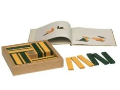 Kapla CJ40 Bouwplankjes Geel/Groen + Boek -Overdekte Speelgoeds Winkel kapla CJ 40 stuks geel groen met boek 1