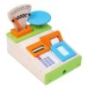 Kassa Met Weegschaal 2-in-1 Santoys -Overdekte Speelgoeds Winkel kassa met weegschaal santoys f6044