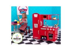 Kidkraft Keuken Vintage Rood -Overdekte Speelgoeds Winkel keuken vintage rood kidkraft 53173 5