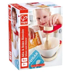 Keukenmachine – Hape Mix & Bake Blender -Overdekte Speelgoeds Winkel keukenmachine hape mix and bake blender 5