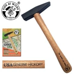Kids At Work Kinderhamer Bankhamer 100 Gr Kindergereedschap -Overdekte Speelgoeds Winkel kids at work hamer bankhamer 100 gram hickory steel kindergereedschap 1 1