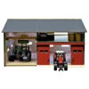 Kidsglobe Tractorwerkplaats Met Berging Schaal 1 : 32 -Overdekte Speelgoeds Winkel kidsglobe 610816 werkplaats met berging deur rood