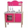 Houten Keuken “Little Chef”, Rose -Overdekte Speelgoeds Winkel kinderkeuken simply for kids little chef rose 1