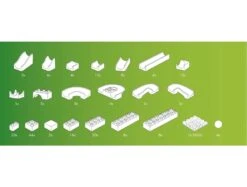 Hubelino Knikkerbaan Bouwdoos 106-delig -Overdekte Speelgoeds Winkel knikkerbaan 106 delig hubelino 420008 2