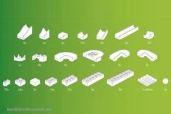 Hubelino Knikkerbaan Bouwdoos 200-delig 9 Hubelino Knikkerbaan Bouwdoos 200-delig -Overdekte Speelgoeds Winkel knikkerbaan 200 delig hubelino 420183 2