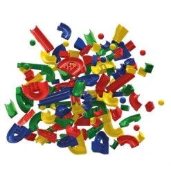 Hubelino Knikkerbaan Baanelementenset 128-delig -Overdekte Speelgoeds Winkel knikkerbaan hubelino elements 120 delig 420022 1