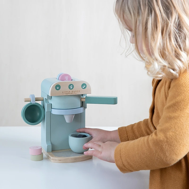 Little Dutch LD4460 Houten Koffiezetapparaat 6 Little Dutch LD4460 Houten Koffiezetapparaat - Afbeelding 4