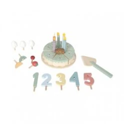 Little Dutch LD4474 Houten Verjaardagstaart -Overdekte Speelgoeds Winkel little dutch 4474 houten verjaardagstaart 1 1
