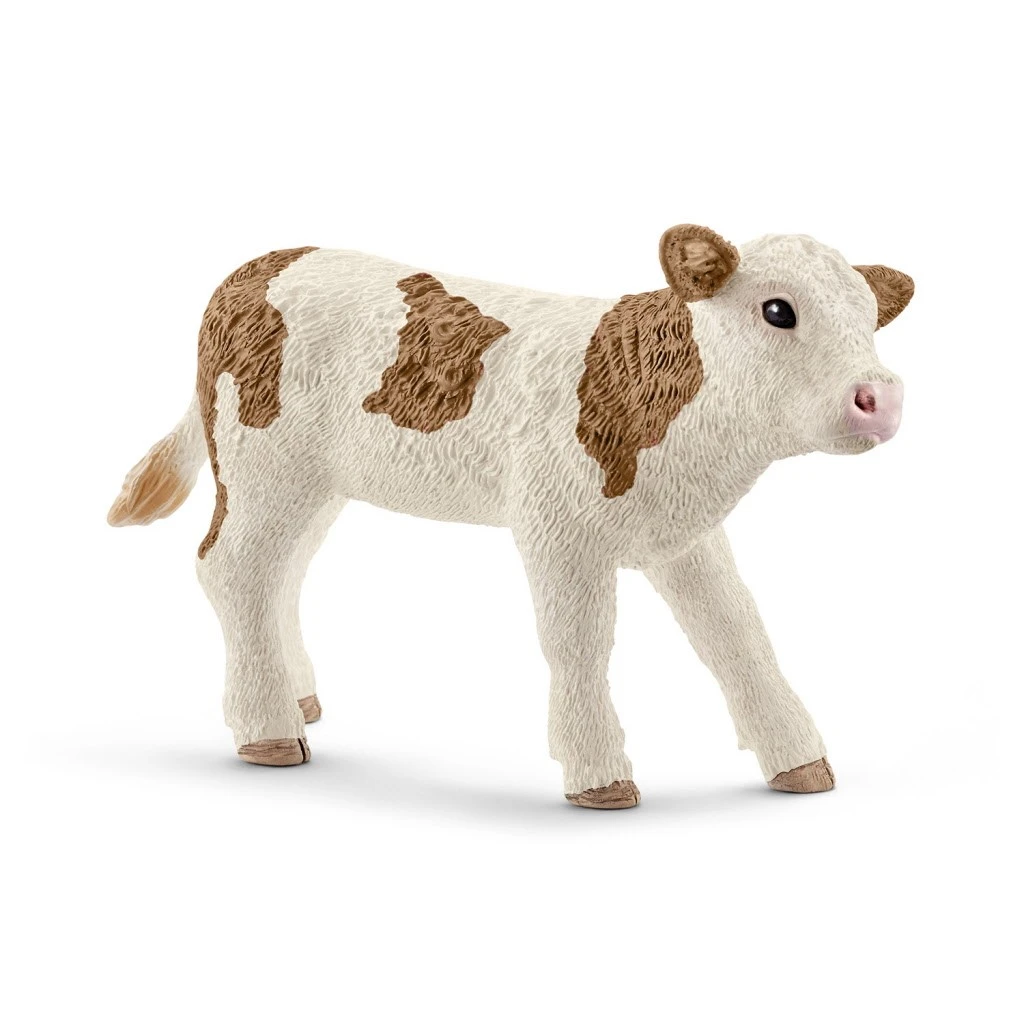 Schleich 13802 Simmental Kalf FarmWorld 4 Schleich 13802 Simmental Kalf FarmWorld - Afbeelding 2