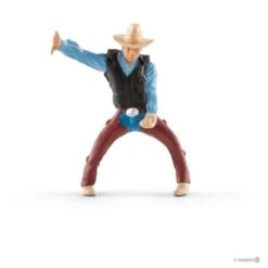 Schleich 41416 Western Cowboy In Het Zadel Farm World -Overdekte Speelgoeds Winkel schleich 41416 westerncowboy in het zadel 2