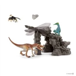 Schleich 41461 Dinoset Met Grot Dinosaurus -Overdekte Speelgoeds Winkel schleich 41461 dinogrot met hol 1 1