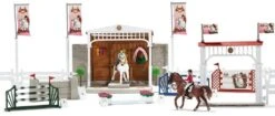 Schleich 42338 Groot Wedstrijdtoernooi Met Ruiters En Paarden -Overdekte Speelgoeds Winkel schleich 42338 groot wedstrijdtoernooi met ruiters en paarden 1 1