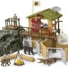 Jungle Onderzoeksbasiskamp – Schleich 42350 2 Jungle Onderzoeksbasiskamp – Schleich 42350 -Overdekte Speelgoeds Winkel schleich 42350 croco jungle onderzoeks basiskamp
