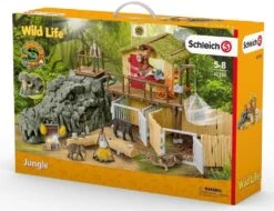 Jungle Onderzoeksbasiskamp – Schleich 42350 -Overdekte Speelgoeds Winkel schleich 42350 croco jungle onderzoeks basiskamp 6