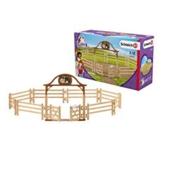 Schleich 42434 Omheining Voor Paarden Met Poort -Overdekte Speelgoeds Winkel schleich 42434 omheining voor paarden met poort 2