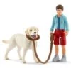Schleich 42478 Wandelen Met Labrador FarmWorld -Overdekte Speelgoeds Winkel schleich 42478 wandelen met labrador scaled 1