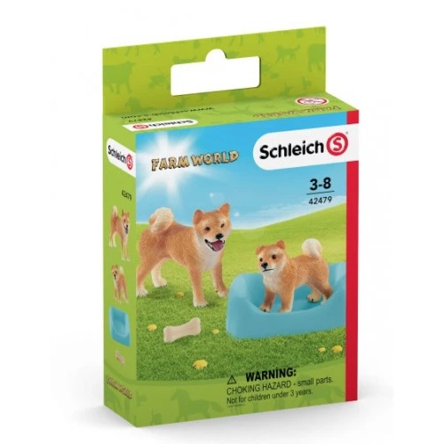 Schleich 42479 Shiba Inu Moeder En Welp FarmWorld 7 Schleich 42479 Shiba Inu Moeder En Welp FarmWorld - Afbeelding 5