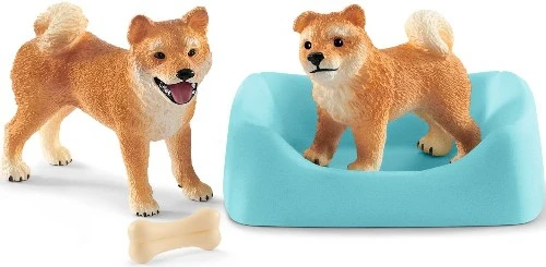 Schleich 42479 Shiba Inu Moeder En Welp FarmWorld 3 Schleich 42479 Shiba Inu Moeder En Welp FarmWorld