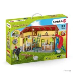 Schleich 42485 Paardenstal Horse Club -Overdekte Speelgoeds Winkel schleich 42485 paardenstal
