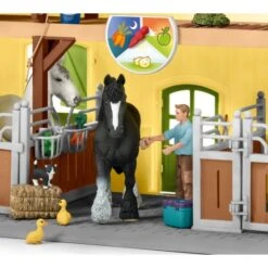 Schleich 42485 Paardenstal Horse Club -Overdekte Speelgoeds Winkel schleich 42485 paardenstal 5