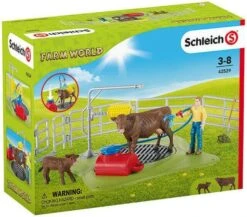 Schleich 42529 Vrolijke Koeienwasstraat Farmworld -Overdekte Speelgoeds Winkel schleich 42529 koeienwasstraat 3