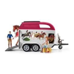 Schleich 42535 Avontuur Met Auto En Trailer HorseClub -Overdekte Speelgoeds Winkel schleich 42535 avontuur met auto en trailer 4 scaled 1