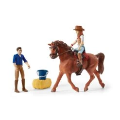 Schleich 42535 Avontuur Met Auto En Trailer HorseClub -Overdekte Speelgoeds Winkel schleich 42535 avontuur met auto en trailer 5 scaled 1