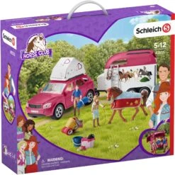 Schleich 42535 Avontuur Met Auto En Trailer HorseClub -Overdekte Speelgoeds Winkel schleich 42535 avontuur met auto en trailer 8
