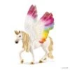Schleich 70576 Gevleugelde Regenboogeenhoorn Bayala -Overdekte Speelgoeds Winkel schleich 70576 gevleugelde regenboogeenhoorn