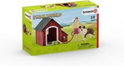 Schleich 42376 Hondenhok Met Hond En Kind FarmWorld -Overdekte Speelgoeds Winkel schleich 42376 hondenhok farmworld 4
