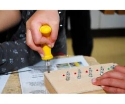 Toolkid Schroevendraaier Met Bitjes Kindergereedschap -Overdekte Speelgoeds Winkel schroevendraaier met bitjes toolkid 100650 2