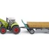 Siku 1946 Tractor Claas-met-Balengrijper En Aanhanger -Overdekte Speelgoeds Winkel siku 1946 tractor claas met balengrijper en aanhanger