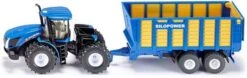 Siku 1947 KnikarmTractor New Holland Met Silagewagen -Overdekte Speelgoeds Winkel siku 1947 new holland tractor met silagewagen 1
