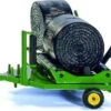 Siku 2266 Ronde Hooibalen Wikkelaar John-Deere -Overdekte Speelgoeds Winkel siku 2266 john dere ronde balen wikkelaar incl 2 balen speelactief.nl